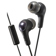 Affordable and Comfortable JVC Gumy Plus with Mic Remote - HA-FX7M-BN